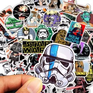 LOT of 50 Disney Star Wars Stickers